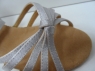 Туфли для бальных танцев, каблук 5 см (серый)