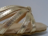 Туфли для бальных танцев, каблук 3 см (золото)