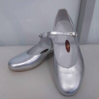 Туфли для народных танцев (серебро)