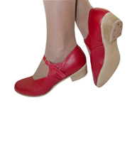 Туфли для народных танцев (красный)